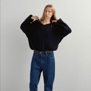 Oversized V-Neck Sweater